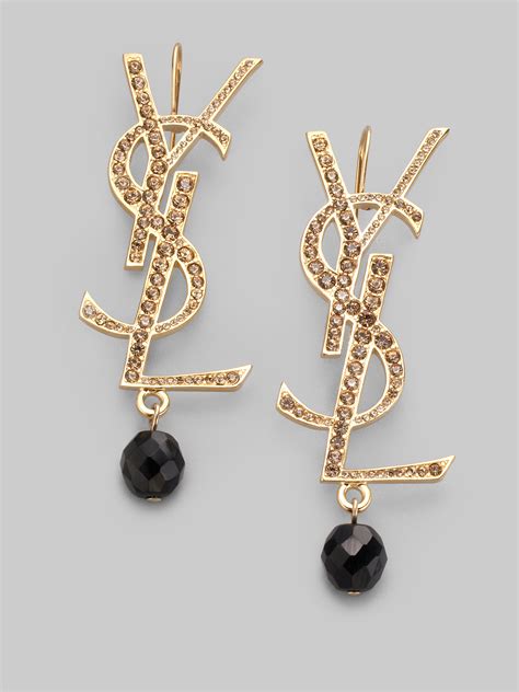 saint laurent ohrringe|saint laurent earrings.